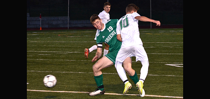Greene soccer club moves into sectional semifinals with win over Saints